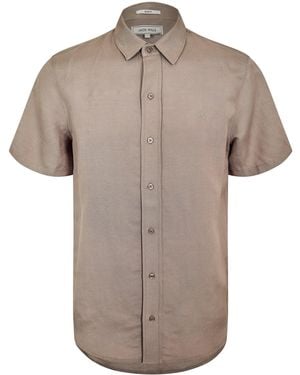 Jack Wills Short Sleeve Plain Shirt - Brown