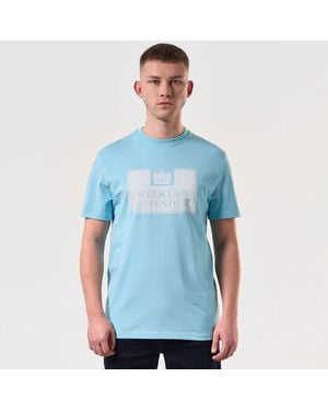 Weekend Offender Bonpensiero Graphic T-Shirt - Blue