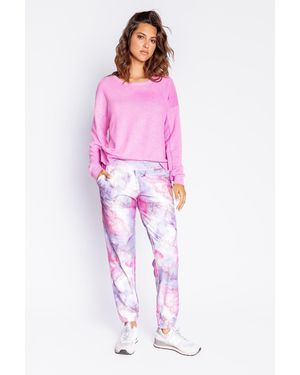 Pj Salvage Marble Pant - Pink