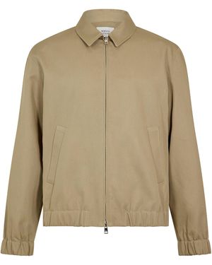 Maison Kitsuné Elasticated Zip Blouson Harrington Jacket - Green
