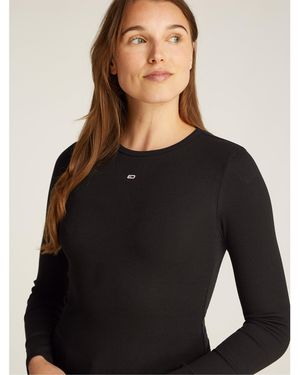 Tommy Hilfiger Long-sleeved T-shirt - Black