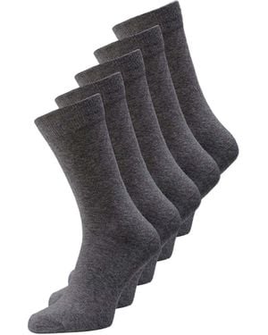 Jack & Jones 5-Pack Jens Dress Socks - Grey