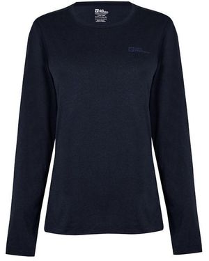 Jack Wolfskin Sky Thermal Top Ld51 - Blue