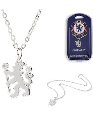 Team Officially Licensed Plated Pendant And Chain - White