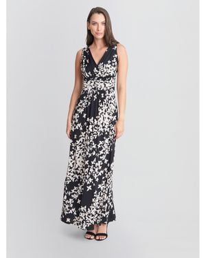 Gina Bacconi Rihanna Jersey Maxi Dress - White
