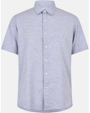 Peter Werth Brunel Short Sleeve Shirt - Blue
