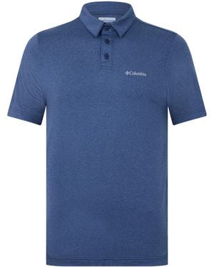Columbia Parsons Polo Short Sleeve Shirt - Blue