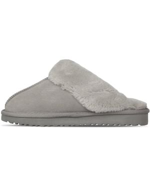 Jack Wills Mule Slippers Ladies - Grey