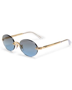 Ray-Ban 0Rb3929 Round Sunglasses - Metallic