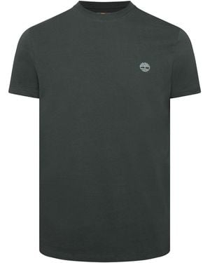 Timberland Oyster River Chest Logo Slim T-Shirt - Green