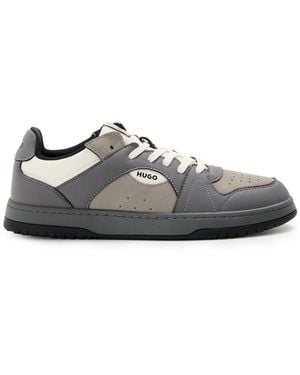 HUGO Logo Trainers - Grey