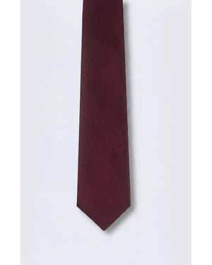 Twisted Tailor Ellroy Plain Tie - Purple