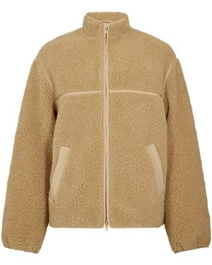 Maison Kitsuné Fleece Sherpa Jacket - Natural
