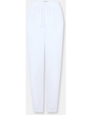 Brave Soul Wide Leg Jogging Bottom - White