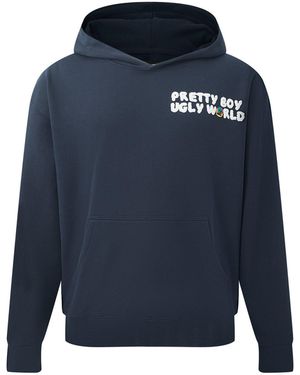 PRETTY BOY UGLY WORLD The Over The Head Hoodie - Blue