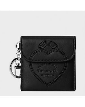 Tiffany & Co. Pouch Bag Chrome Charm - Black