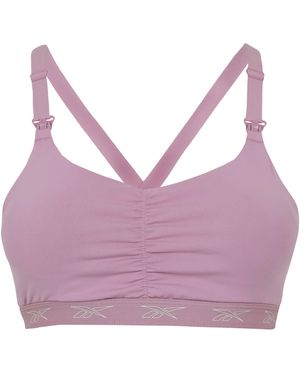 Reebok Medium Impact Sports Bra - Purple