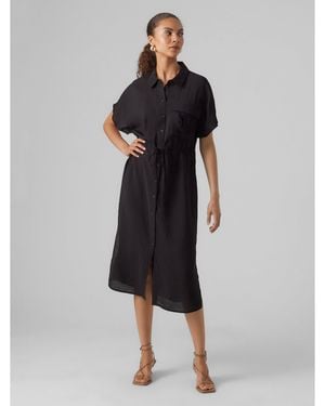 Vero Moda Iris Shirt Dress - Black