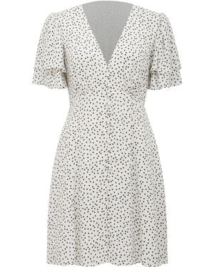 Forever New Pria Button Through Mini Dress - Grey