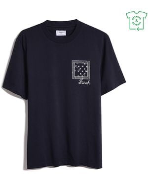 Farah Vinnie Print Regular Fit T-Shirt - Blue
