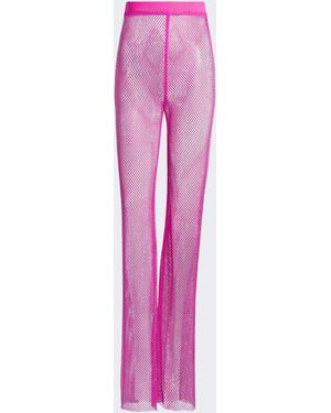 adidas X Ivy Park Crystal Mesh Cover-Up Trousers - Pink