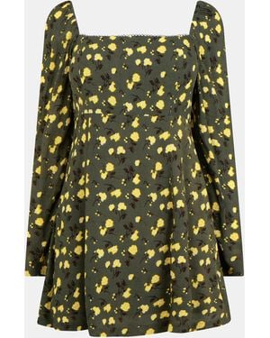 Jack Wills Long-Sleeve Mini Dress - Green