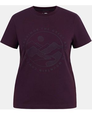 Karrimor Logo Cotton Short Sleeve Crew Neck T-Shirt - Purple