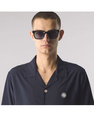 Pretty Green Acetate Wayfarer Sunglasses - Blue