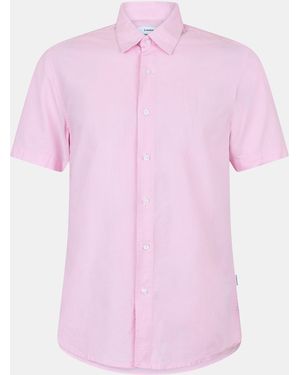 Peter Werth Church Short Sleeve Plain Shirt - White