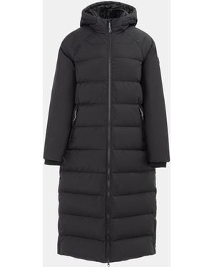 Karrimor Helix Wind Resistant Long Hooded Down Jacket - Black