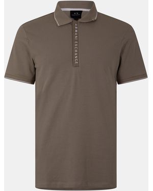 ARMANI EXCHANGE Polo - Brown