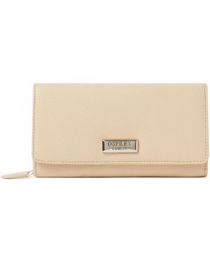 Osprey Miami Leather Travel Organiser - Natural