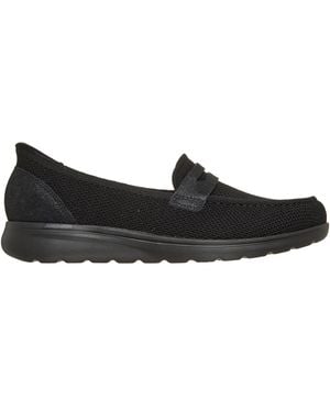 Skechers Af N Joy Lite Arch Fit Slip-On Trainers - Black