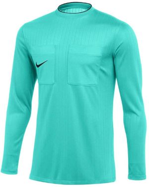 Nike Long-Sleeve Dri-Fit Crew-Neck Referee Shirt - Blue