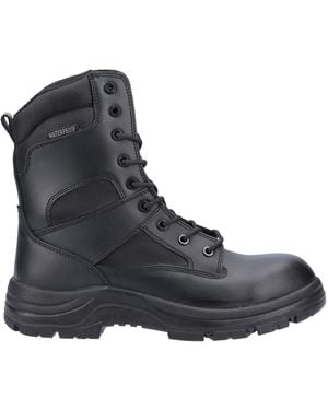 Amblers Safety Combat Hi-Leg Waterproof Metal Free Boot - Black
