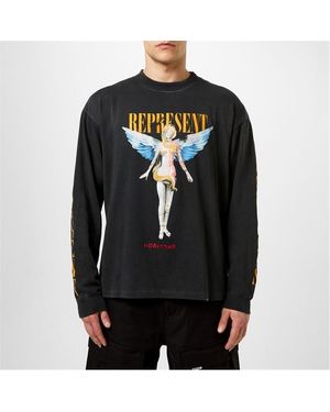 Represent Reborn Long Sleeve T-shirt - Black
