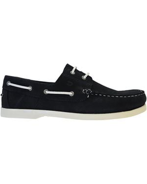 Deakins Deaks Monteiro Boat Shoes - Black