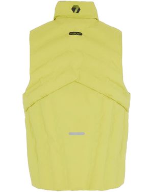 EA7 Funnel Neck Lightweight Gilet - Yellow