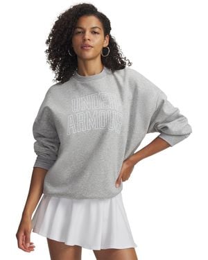 Under Armour Rival Fleece Crew Sweatshirt - Grey