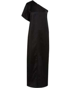 Calvin Klein Maxi Asymmetrical Dress - Black