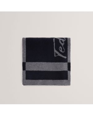 Ted Baker Knitted Midweight Scarf - Black
