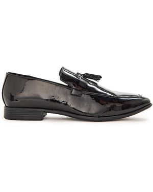 Lambretta Patent Loafers - Black