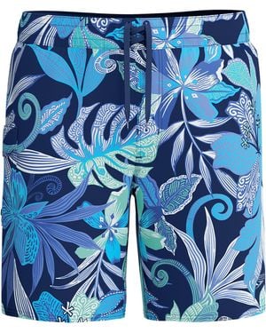 Speedo Print Swim Shorts - Blue