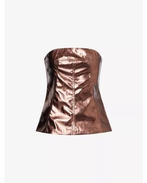 Amy Lynn Bandeau Top - Brown