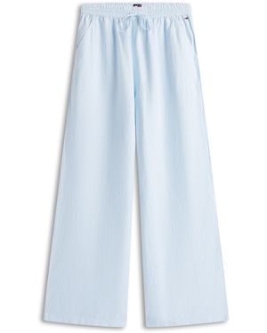 Tommy Hilfiger Straight Leg Trousers - Blue