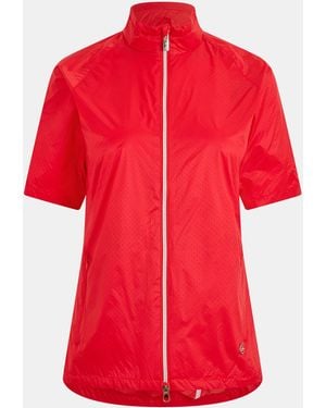 Calvin Klein Weather Resistant Performance Golf Jacket - Red