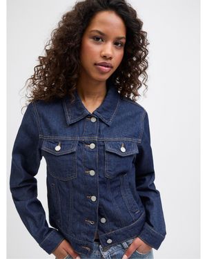 JJXX Structured Button Fastening Denim Jacket - Blue