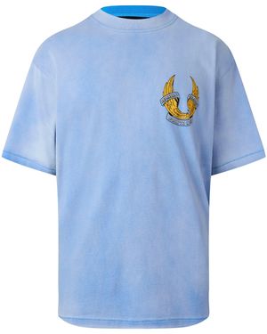 REPRESENT X BELSTAFF Oversized Fit T-Shirt - Blue