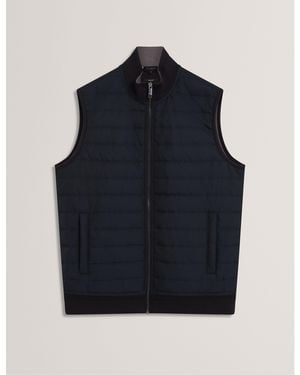 Ted Baker Quilted Gilet - Blue