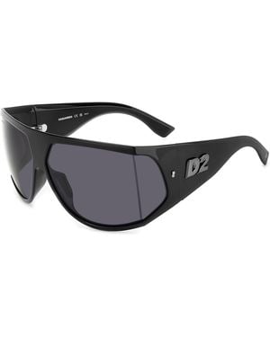 DSquared² Wrap Sunglasses - Black